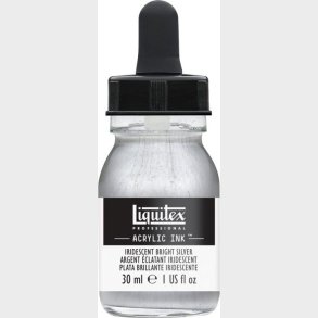 Liquitex - Acrylic Ink Blk - Iridescent Bright Silver 30 Ml