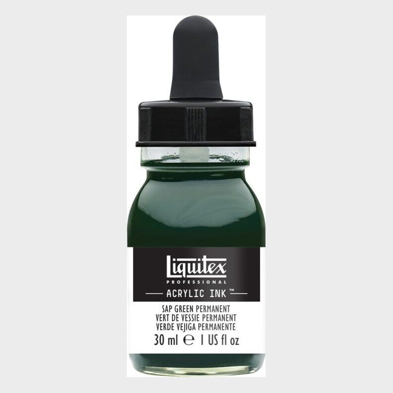 Liquitex - Acrylic Ink Blk - Sap Green Permanent 30 Ml