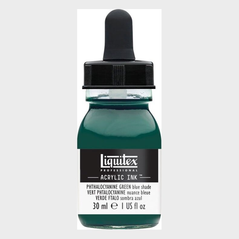 Liquitex - Acrylic Ink Blk - Phthalocyanine Green - Blue Shade 30 Ml