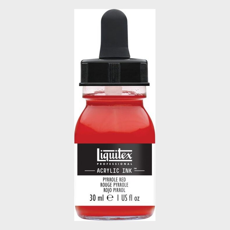 Liquitex - Acrylic Ink Blk - Pyrrole Red 30 Ml