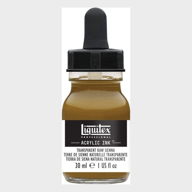 Liquitex - Acrylic Ink - Transparent Raw Sienna 30 Ml