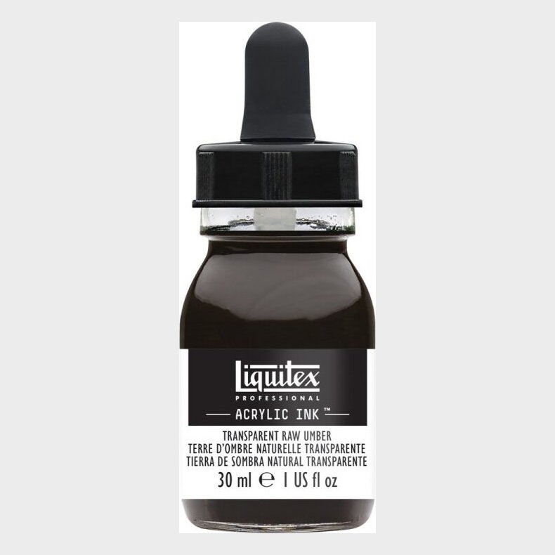 Liquitex - Acrylic Ink - Transparent Raw Umber 30 Ml