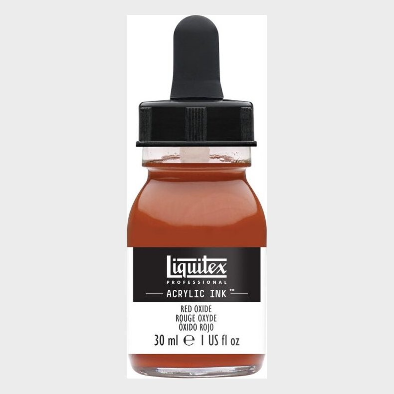 Liquitex - Acrylic Ink Blk - Red Oxide 30 Ml