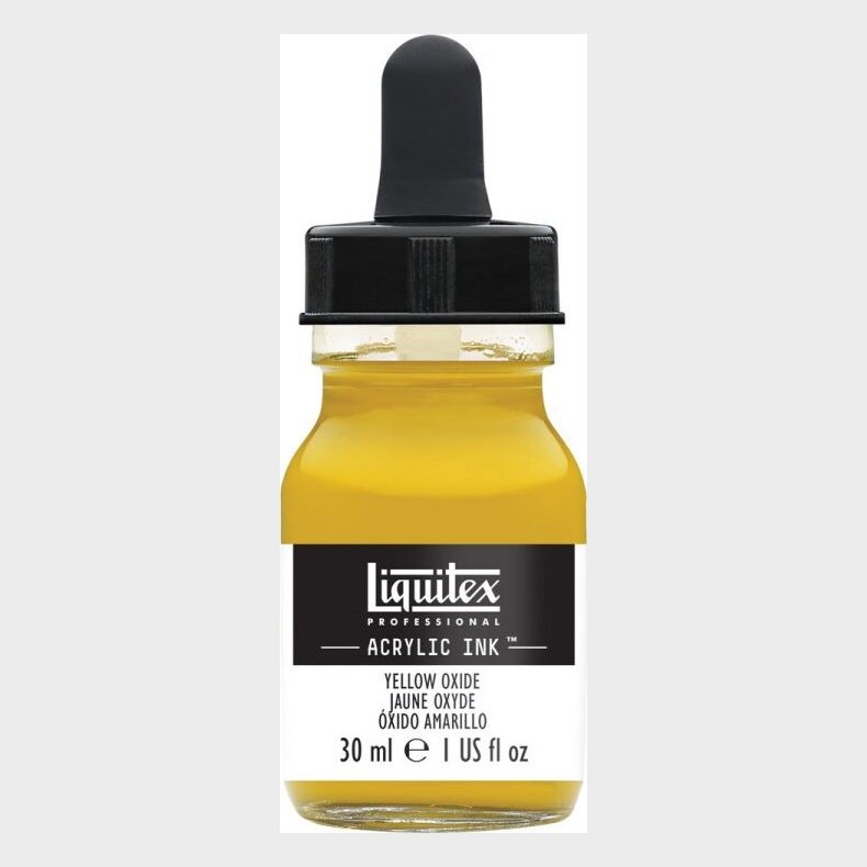 Liquitex - Acrylic Ink Blk - Yellow Oxide 30 Ml