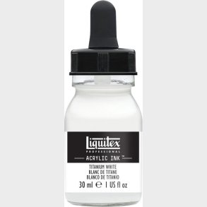 Liquitex - Acrylic Ink Blk - Titanium White 30 Ml