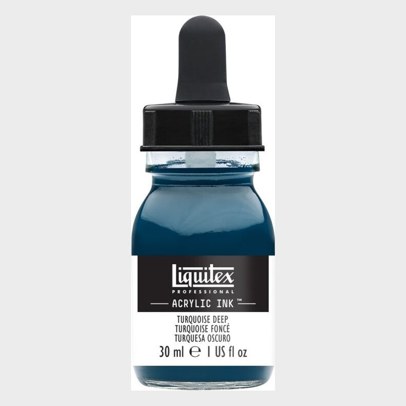 Liquitex - Acrylic Ink Blk - Turquoise Deep 30 Ml