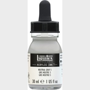 Liquitex - Acrylic Ink Blk - Neutral Grey 5 30 Ml