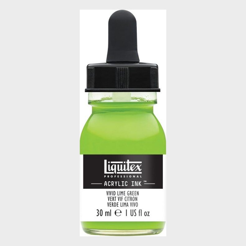 Liquitex - Acrylic Ink Blk - Vivid Lime Green 30 Ml