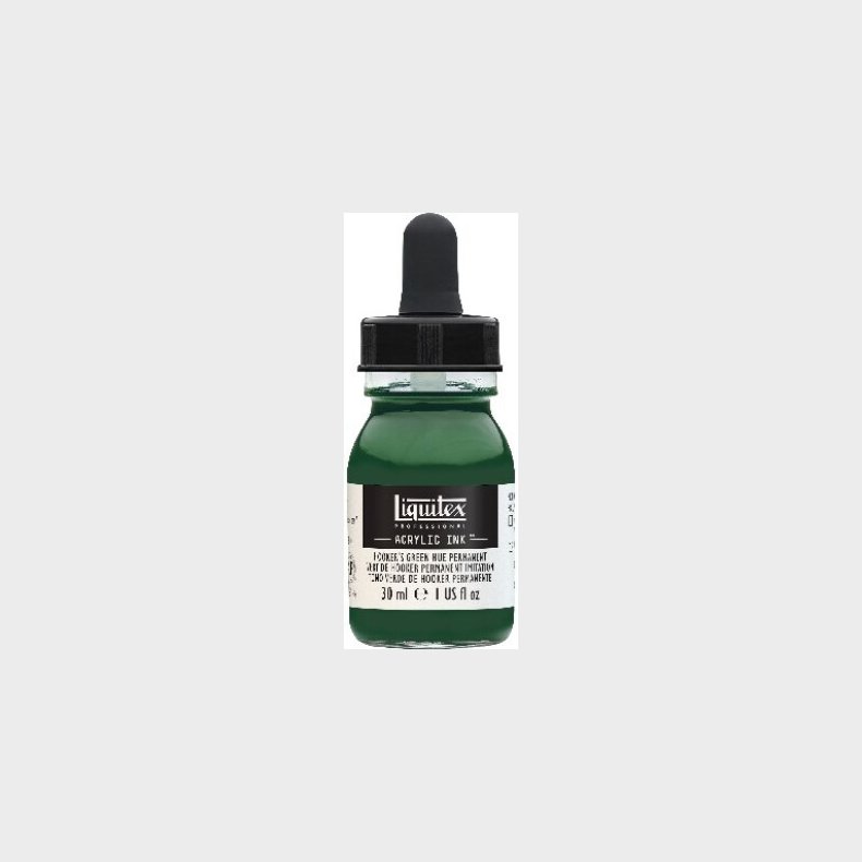 Liquitex - Acrylic Ink Blk - Hookers Green Hue Permanent 30 Ml