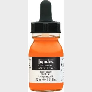Liquitex - Acrylic Ink Blk - Bright Orange 30 Ml