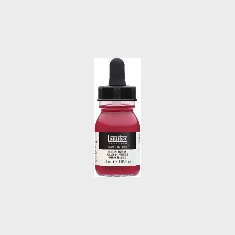 Liquitex - Acrylic Ink Blk - Perylene Maroon 30 Ml