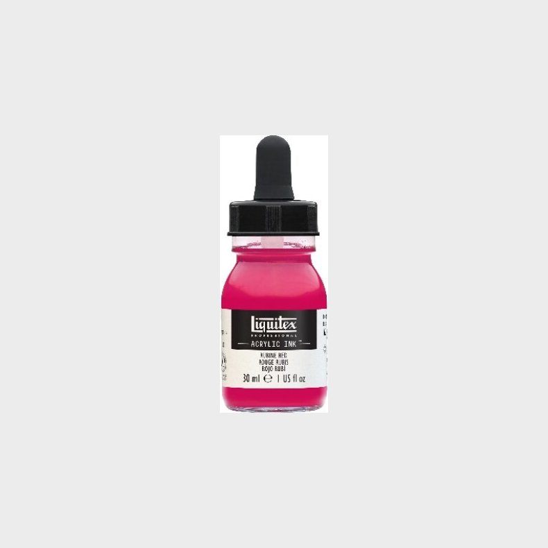 Liquitex - Acrylic Ink Blk - Rubine Red 30 Ml