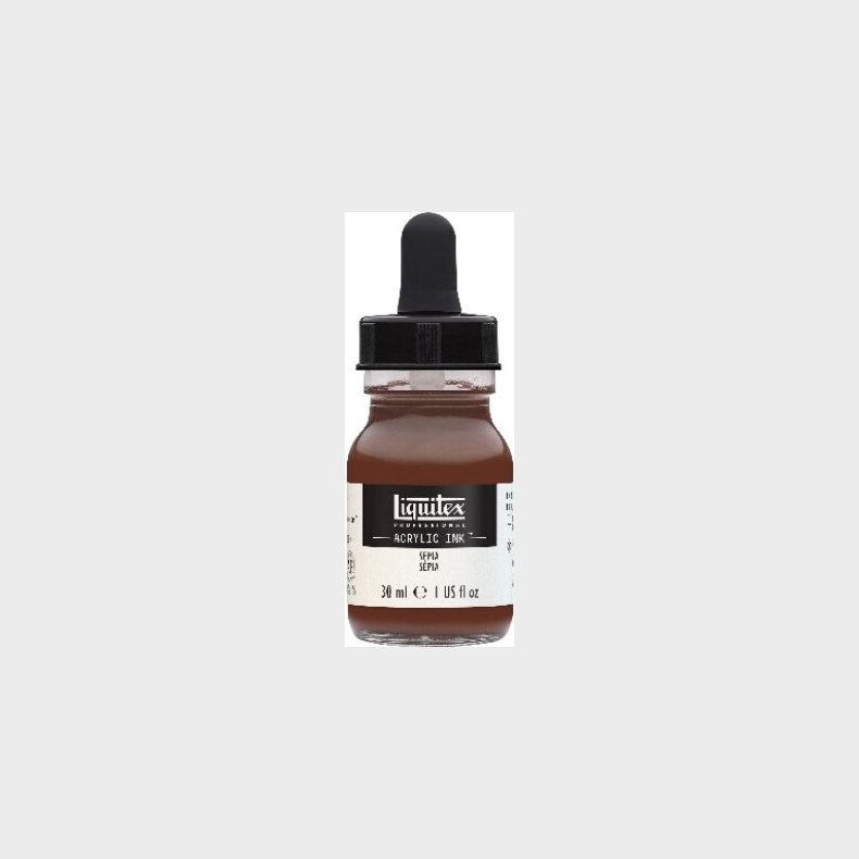 Liquitex - Acrylic Ink Blk - Sepia 30 Ml