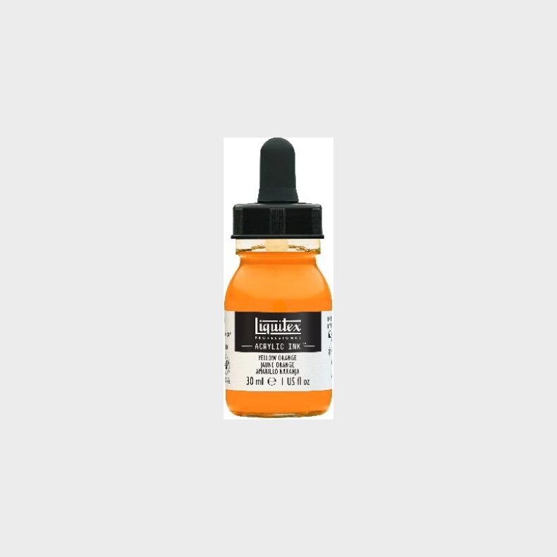 Liquitex - Acrylic Ink Blk - Yellow Orange 30 Ml