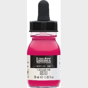 Liquitex - Acrylic Ink Blk - Fluorescent Pink 30 Ml