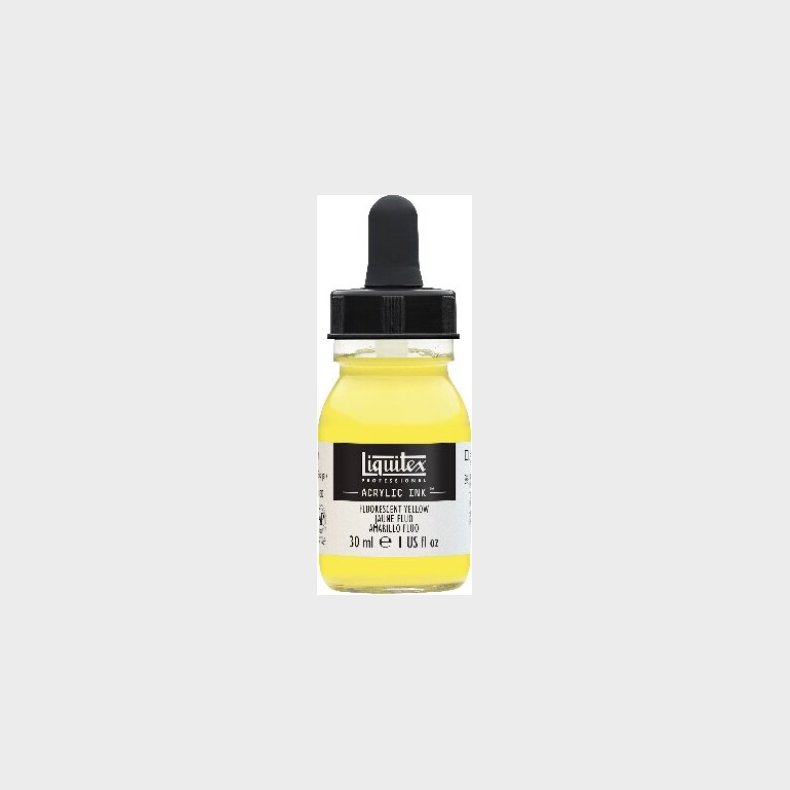 Liquitex - Acrylic Ink Blk - Fluorescent Yellow 30 Ml