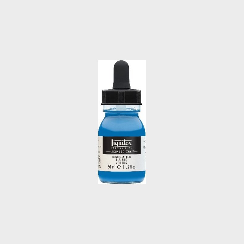 Liquitex - Acrylic Ink Blk - Fluorescent Blue 30 Ml