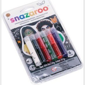 Snazaroo - Ansigtsmaling Stifter - Halloween - 6 Farver