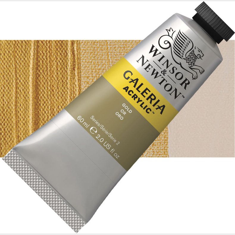 Winsor &amp; Newton - Galeria Akrylmaling - Gold 60 Ml