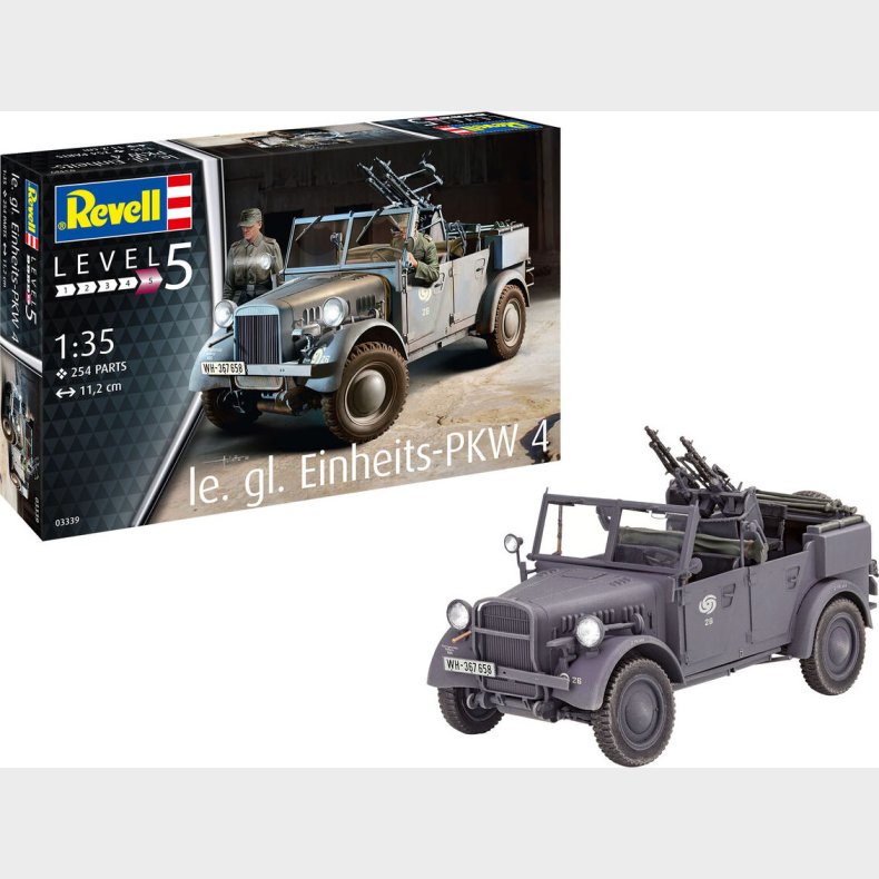 Revell - Einheits Pkw Lastvogn Bygges�t - 1:35 - Level 5 - 03339