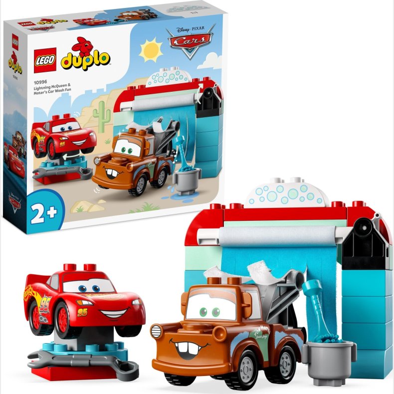 Lego Duplo - Lynet Mcqueen Og Bumles Sjove Bilvask - 10996