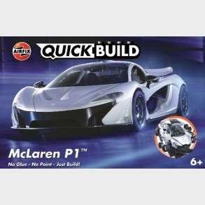 Airfix - Quickbuild - Mclaren P1 Modelbil Byggest - White - J6028