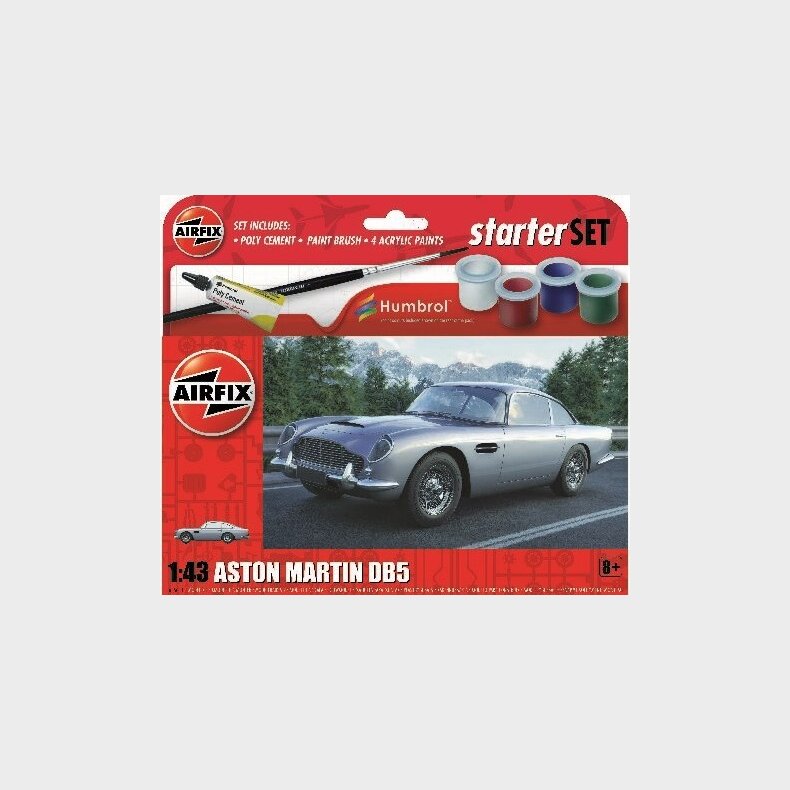 Airfix - Aston Martin Db5 Modelbil Byggest - 1:43 - A55011