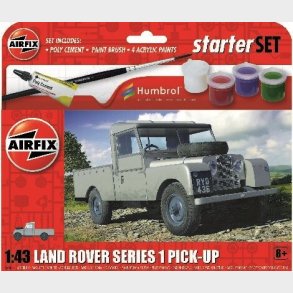 Airfix - Starter Set Land Rover Series 1 Byggest - 1:43 - A55012