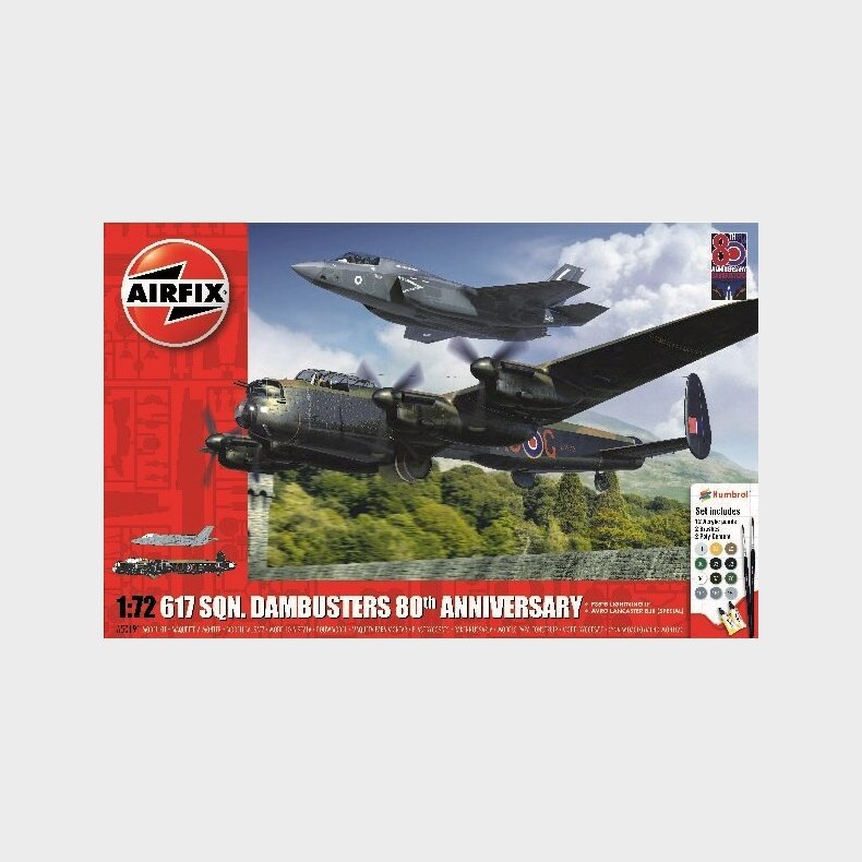 Airfix - Dambusters Gift Set 80th Anniversary Modelfly Byggest - 1:72 - A50191