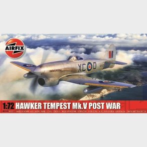 Airfix - Hawker Tempest Model Fly Byggest - 1:72 - A02110