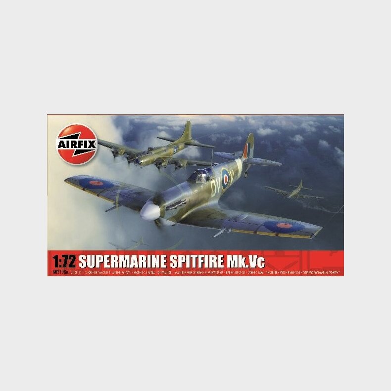 Airfix - Supermarine Spitfire Mk.vc Fly Byggest - 1:72 - A02108a