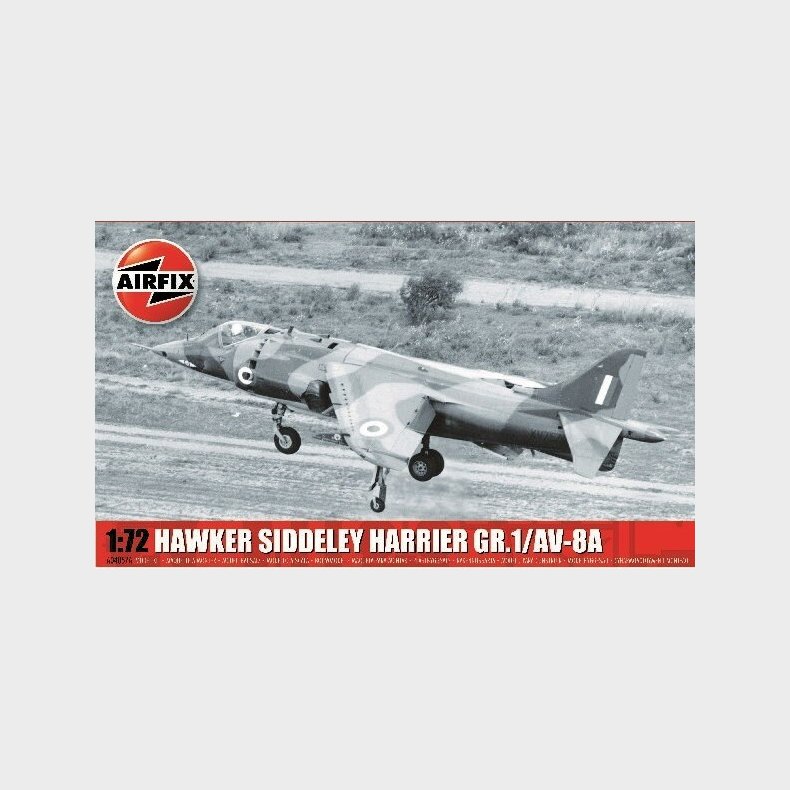 Airfix - Hawker Siddeley Harrier Gr.1 - 1:72 - A04057a