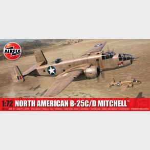 Airfix - North American B-25c/d Mitchell Modelfly - 1:72 - A06015a
