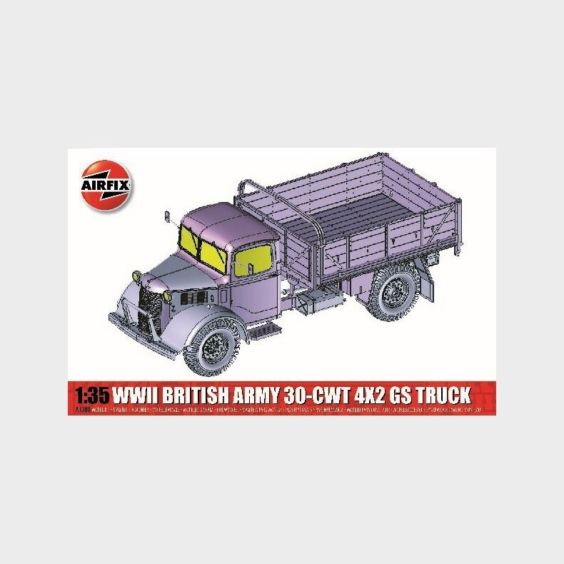 Airfix - Wwii British Army 30-cwt 4x2 Gs Truck - 1:35 - A1380