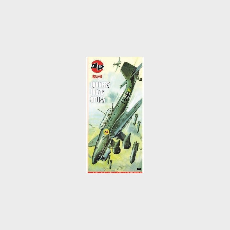 Airfix - Junkers Ju87b Stuka Modelfly Byggest - 1:24 - A18002v