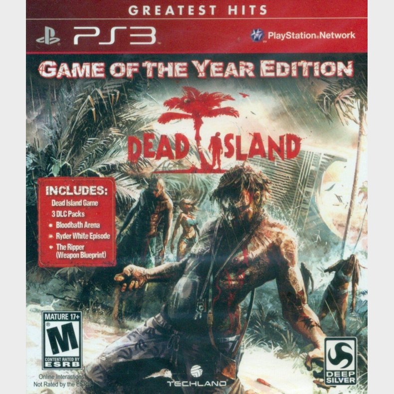 Dead Island - Game Of The Year - Greatest Hits - Import - PS3