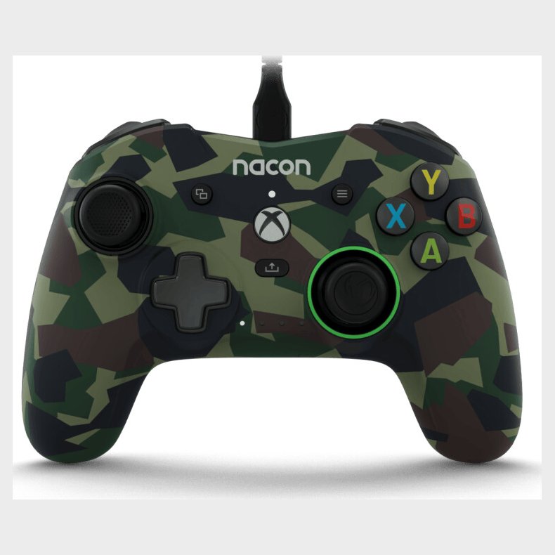 Nacon Pro Compact - Controller Med Kabel - Xbox One - Forest Camo