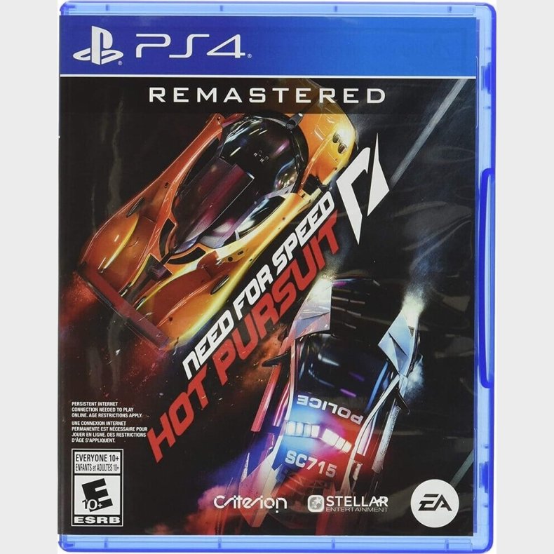 Need For Speed Hot Pursuit Remaster - En/fr - Import - PS4