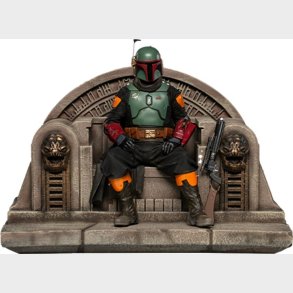 Star Wars - Boba Fett P Trone Statue Figur - Skala 1:10