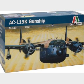 Italeri - Ac-119k Gunship Fly Byggest - 1:72 - 153