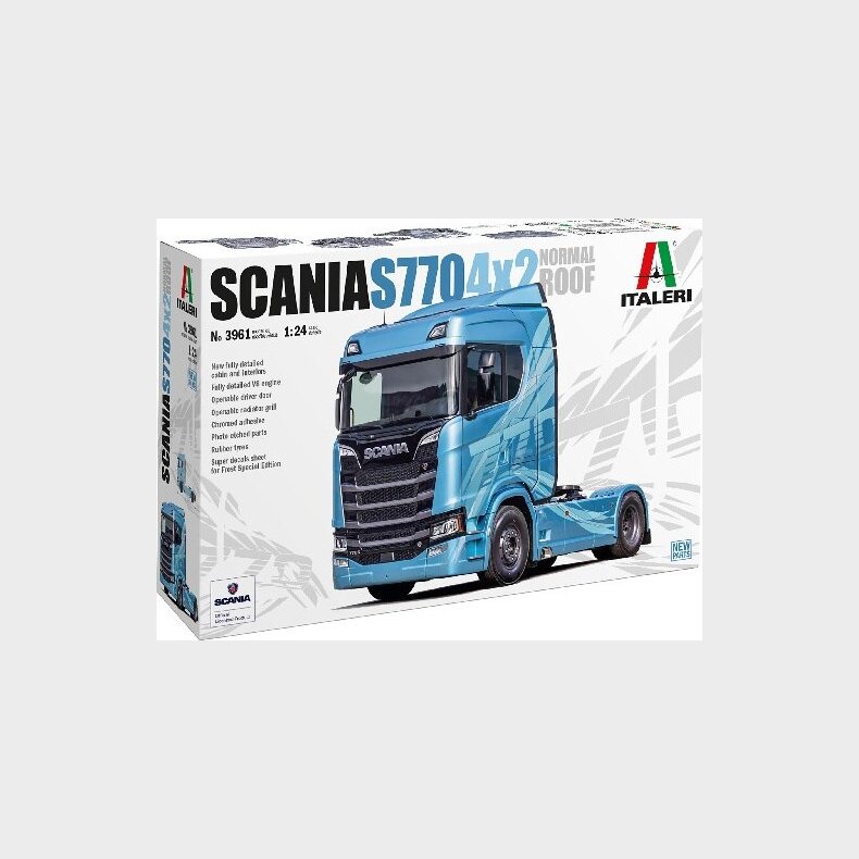 Italeri - Scania S770 Lastbil Byggest - 1:24 - 3961