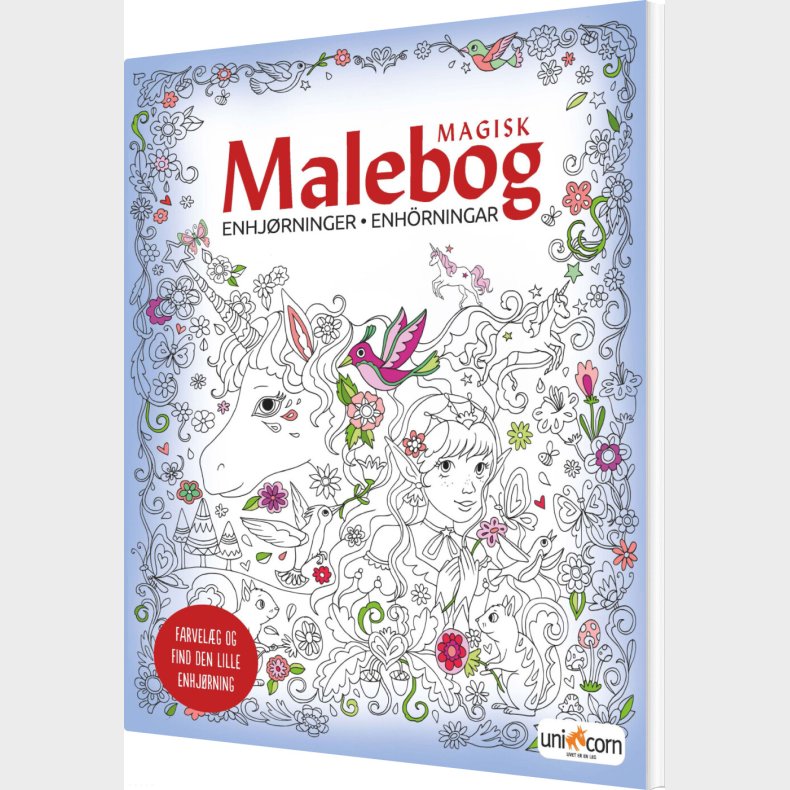 Magisk Malebog - Enhjrninger - Diverse - Bog