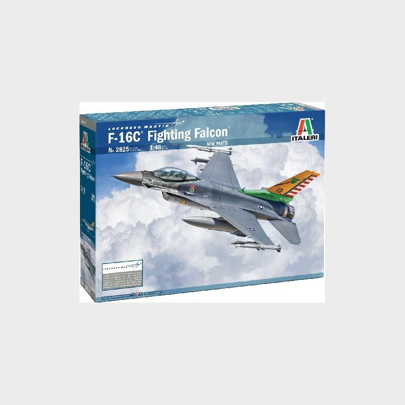 Italeri - F-16c Fighting Falcon Model Fly Byggest - 1:48 - 2825