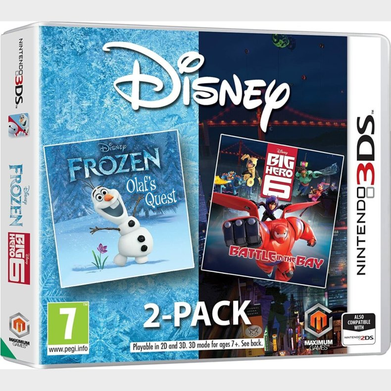 Disney Frozen Big Hero 6 Double Pack - Nintendo 3DS