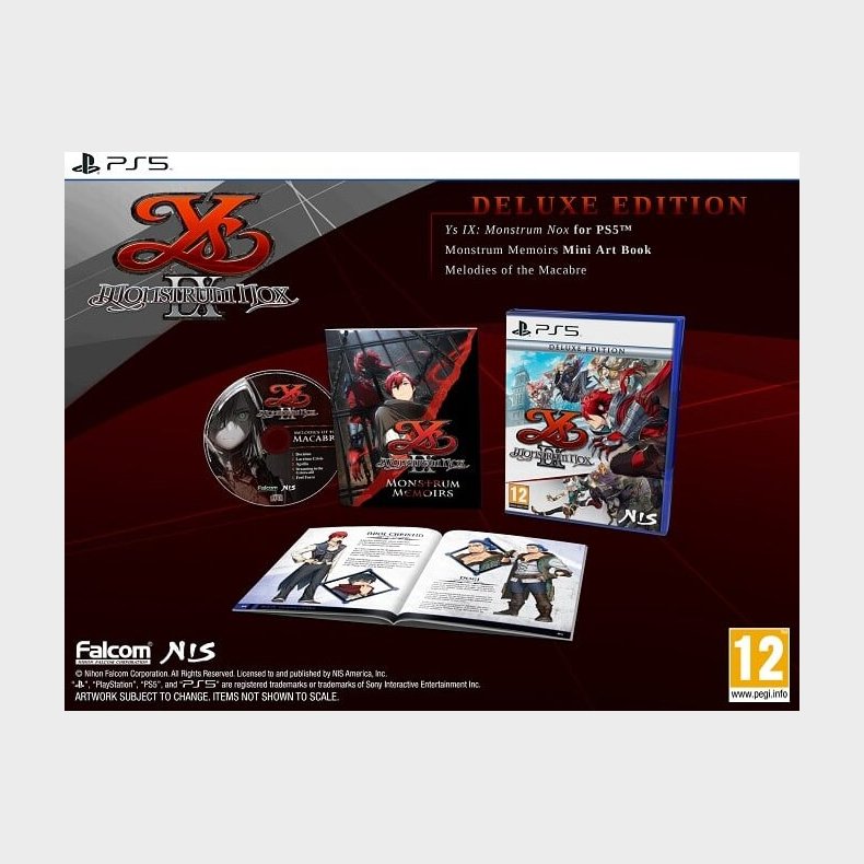 Ys Ix: Monstrum Nox (deluxe Edition) - PS5