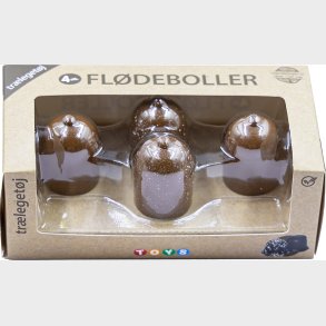 Kage Legetj I Tr - Fldeboller - 4 Stk