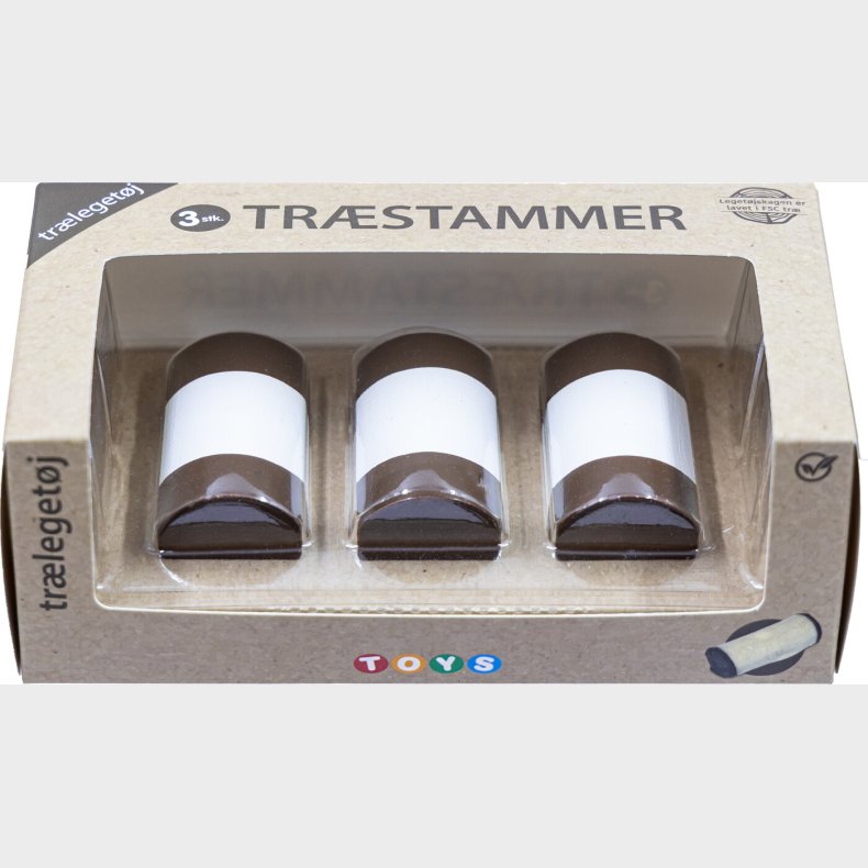 Kage Legetj I Tr - Trstammer - 3 Stk
