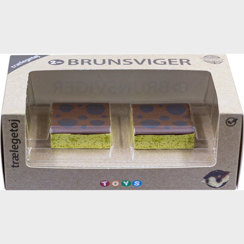 Kage Legetj I Tr - Brunsvigere - 2 Stk