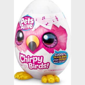 Zuru Pets Alive - Interaktiv Fugl Legetj - Chirpy Birds - Series 1