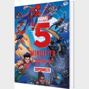 Fem Minutter I Godnat - Superhelte - Märvel - Bog
